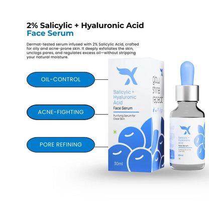 Face serum - Salicylic acid + Hyaluronic Acid